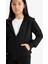 Kız Çocuk Basic Düz Kapüşonlu Fermuarlı Sweatshirt C8110A825AU 4
