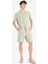 Relax Fit Beli Bağcıklı Bermuda Şort D9913AX25AU 3