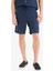 Relax Fit Beli Bağcıklı Bermuda Şort D9913AX25AU 1