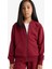 Kız Çocuk Basic Düz Kapüşonlu Okul Fermuarlı Sweatshirt C8110A825AU 1