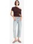 Slim Fit Dar Kesim Kayık Yaka Kısa Kollu Bluz F8008AX25AU 2
