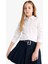 Kız Çocuk Poplin Uzun Kollu Okul Gömleği U4499A625AU 3