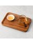 Doğal Akasya Ağacından Sunum Tabağı, Akasya Meze Tabağı, Akasya Peynir Sunum Tabağı, Akasya Salata Tabağı (23CM*17CM*1.5CM) 3