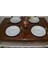 Beyaz Dantelli Şeffaf Pvc Masa Örtüsü 140X180 CM 5