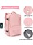 Kadın Büyük Kapasiteli Çok Fonksiyonlu Sırt Çantası - Pembe (Yurt Dışından) 3