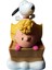 Vintage Snoopy ve Sally Brown Orijinal Figür Oyuncak 5
