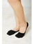 3'lü Siyah Viskon Görünmez Kadın Çorap 3