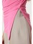 Vatkalı Asimetrik Sandy Bluz LFF0031 Pembe 40 3