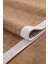 0604-KREM Kumaş Bordür Sisal Halı Kilim Hav Toz Vermez Kolay Temizlenen Hasır Kilim 3