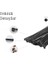 Home 100 Adet Kablo Bağı Seti, Amerikan Kelepçesi, Cırt Elektrik Kablo Bağı, Dayanıklı ve Çok Yönlü Kullanım Için Ideal, Organizasyon ve Düzenleme (Siyah, 3.6X300MM) 3