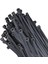 Adet Siyah Elektrik Kablosu Kablo Bağı Klips Plastik Kelepçe Cırt Cırt Kelepçe 37 Cm-3.6 mm (100) 1