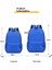 Ovozı 45CM Öğrenci Okul Çantası 3 Parça Set Günlük Seyahat Omuz Çantası (Yurt Dışından) 2