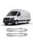 Mercedes Sprinter W907 Uyumlu 2019 ve Üzeri Krom Kapı Kolu 5 Kapı Paslanmaz Çelik 1