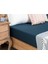 Manon Çift Kişilik %100 Pamuk Ranforce Lastikli Çarşaf - Lacivert 3