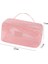 Kadınlar Için Basit Kozmetik Depolama Çantası Büyük Kapasiteli Su Geçirmez Seyahat Taşınabilir Tuvalet Depolama Paketi Mesh Fermuar Çantası Renk: Pembe (Yurt Dışından) 1