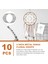 10 Paket 4 Inç Gümüş Dream Catcher Metal Yüzükler Çiçek Çemberler Çelenk Makrome Yaptıkları Yüzük El Sanatları Dıy Için (Yurt Dışından) 4