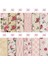 12X12 Inç Çift Taraflı Suluboya Çiçek Kart Stoğu, 24 Sayfa Bahar Pembe Gül Koleksiyon Defteri Kağıdı, Dıy Yapımı Kartlar Için (Yurt Dışından) 5