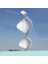 Kinetik Boş Süblimasyon Rüzgar Spinner 3D Spiral Windchime Chime Heykel Asılı Açık Kapalı Bahçe Dekor 10X25 cm (Yurt Dışından) 1