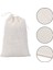 50 Paket Pamuk Muslin Çanta Çok Amaçlı Ipli Çanta Çay Takı Düğün Parti Şekeri Depolama (4x6 Inç) (Yurt Dışından) 4