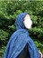 Kokulu Etnik Desen Lacivert Soft Şal 75X180 1