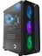 Aura 4*120MM Siyah Fan A-Rgb Şerit LED 650W 80+ Bronze Power Supply Gaming Kasa 1