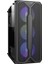 Aura 4*120MM Siyah Fan A-Rgb Şerit LED 650W 80+ Bronze Power Supply Gaming Kasa 2