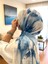 Soft Batik 0347 Kot Mavi Şal 2