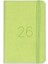 2026 Yılı Lastikli Günlük Cep Ajandası 12 Aylık Açık Yeşil 3