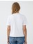 Beyaz %100 Pamuk Kısa Kollu Basic Örme Tişört 5