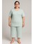 Büyük Battal Beden Benekli Kaprili Pijama Takımı/2xl-3xl-4xl 1