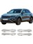 Volkswagen T-Roc Uyumlu 2017 ve Üzeri Krom Kapı Kolu 4 Kapı Paslanmaz Çelik 1
