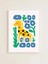 Floral Giraffe – Neşeli Çocuk Posteri – 30X40 cm | Çerçevesiz 1