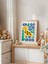 Floral Giraffe – Neşeli Çocuk Posteri – 30X40 cm | Çerçevesiz 2