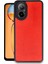Realme 12 Lite Kılıf Aras Deri Kapak - Kırmızı Arbkd 1