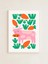 Pink Cow – Neşeli Çocuk Posteri – 50X70 cm | Çerçevesiz 1