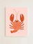 Happy Lobster – Renkli Çocuk Posteri – 30X40 cm | Çerçevesiz 1