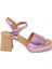 Pembe Hakiki Deri Kadın Sandalet - K24Y1SN67285-I4Q 2