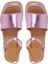Pembe Hakiki Deri Kadın Sandalet - K24Y1SN67285-I4Q 4