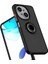 Tecno Spark Go 1 Kılıf Montreal Yüzüklü Arkası Buğulu Siyah 2