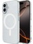 Iphone 16 Kılıf Magneticsafe Şeffaf Silikon - Şeffaf Arbkd 1