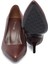Kahve Hakiki Deri Kadın Stiletto - K24S1AY67736-A24 4