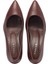 Kahve Hakiki Deri Kadın Stiletto - K24S1AY67736-A24 5