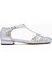 Jonna Gümüş Önü Kapalı Tokalı Kadın Sandalet 5
