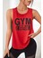 Kadın Gym Baskılı Nefes Alabilen Fitness Yoga Koşu Kolsuz Spor Atlet 4