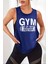 Kadın Gym Baskılı Nefes Alabilen Fitness Yoga Koşu Kolsuz Spor Atlet 3
