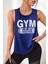 Kadın Gym Baskılı Nefes Alabilen Fitness Yoga Koşu Kolsuz Spor Atlet 4