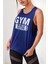 Kadın Gym Baskılı Nefes Alabilen Fitness Yoga Koşu Kolsuz Spor Atlet 5