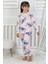 Cute Monster Desenli Kız Çocuk Pijama Takımı 1
