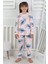 Cute Monster Desenli Kız Çocuk Pijama Takımı 3