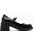 Mirka Siyah Rugan Bantlı Kadın Loafer Ayakkabı 3